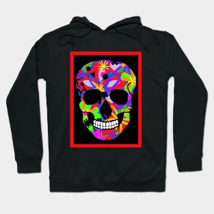 RAINBOW FLOWER SKULL Hoodie